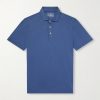 Cotton-Blend Jersey Polo Shirt