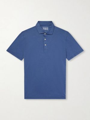 Cotton-Blend Jersey Polo Shirt Cotton-Blend Jersey Polo Shirt
