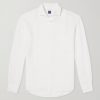 Phil Cutaway-Collar Linen Shirt Phil Cutaway-Collar Linen Shirt