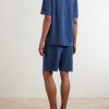 Camp-Collar Cotton-Terry Shirt - BK