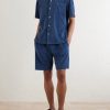 Camp-Collar Cotton-Terry Shirt - OU