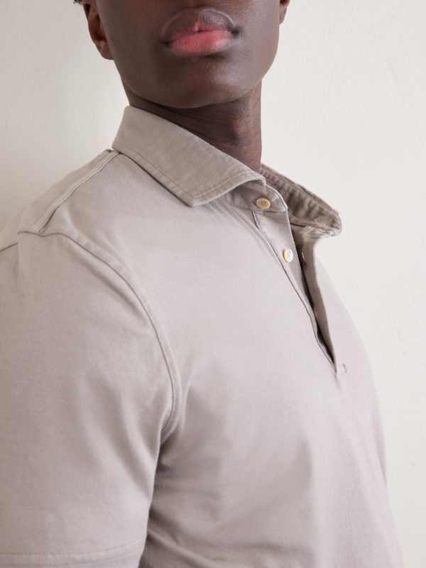 Cotton-Blend Jersey Polo Shirt - CU
