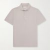 Cotton-Blend Jersey Polo Shirt
