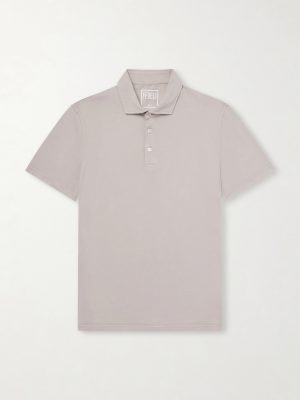 Cotton-Blend Jersey Polo Shirt Cotton-Blend Jersey Polo Shirt
