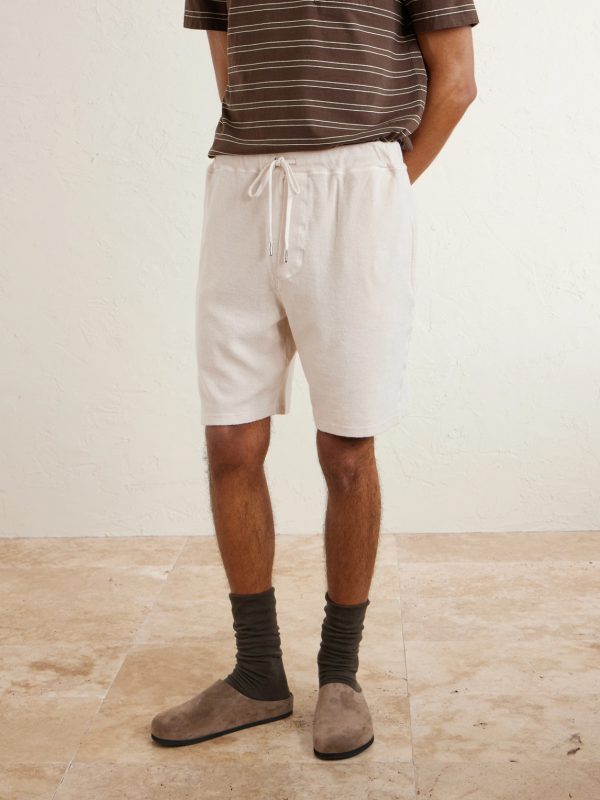Slim-Fit Cotton-Terry Shorts - FR Slim-Fit Cotton-Terry Shorts - FR