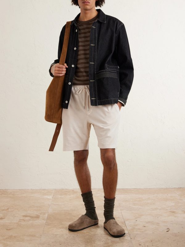 Slim-Fit Cotton-Terry Shorts - OU Slim-Fit Cotton-Terry Shorts - OU