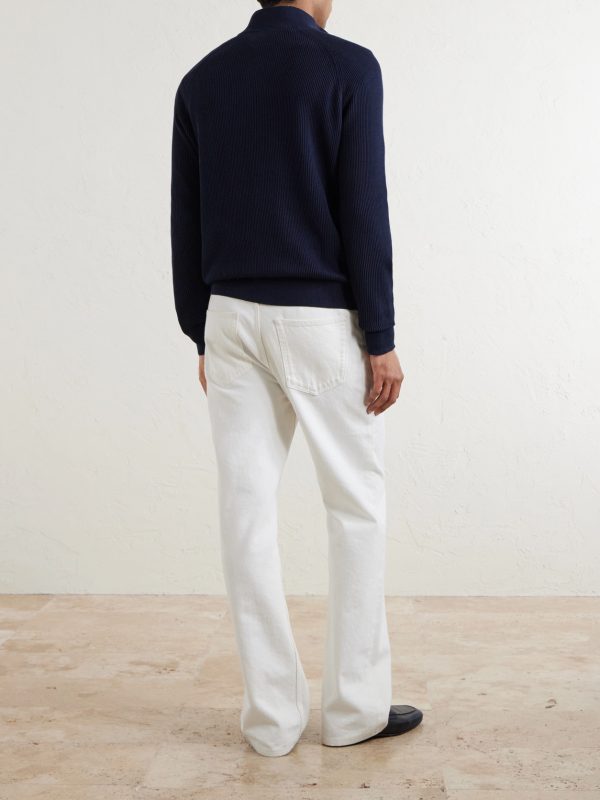 Paul Cotton Half-Zip Sweater - BK Paul Cotton Half-Zip Sweater - BK