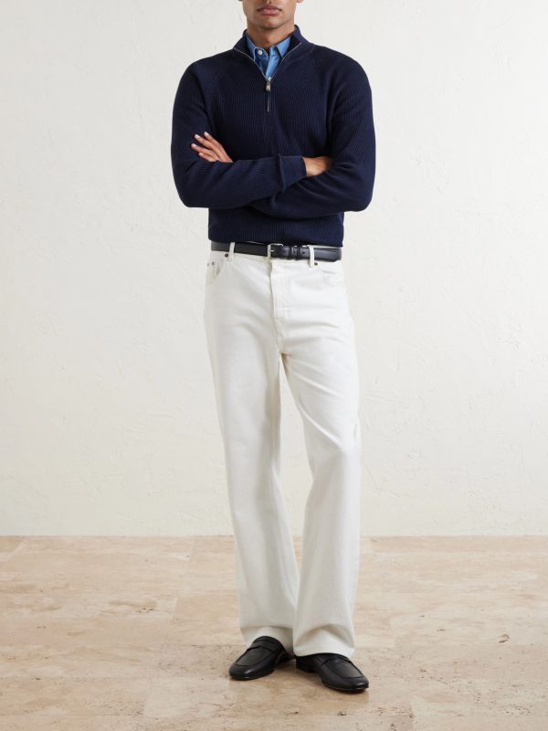 Paul Cotton Half-Zip Sweater - OU Paul Cotton Half-Zip Sweater - OU