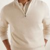 Cashmere Half-Zip Sweater - CU Cashmere Half-Zip Sweater - CU