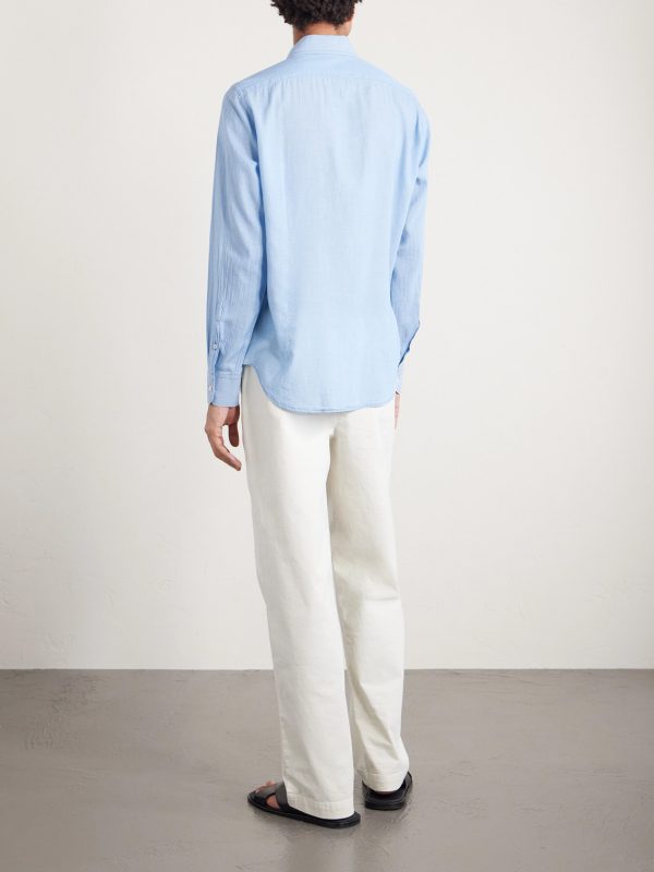 Sean Cotton-Chambray Shirt - BK Sean Cotton-Chambray Shirt - BK