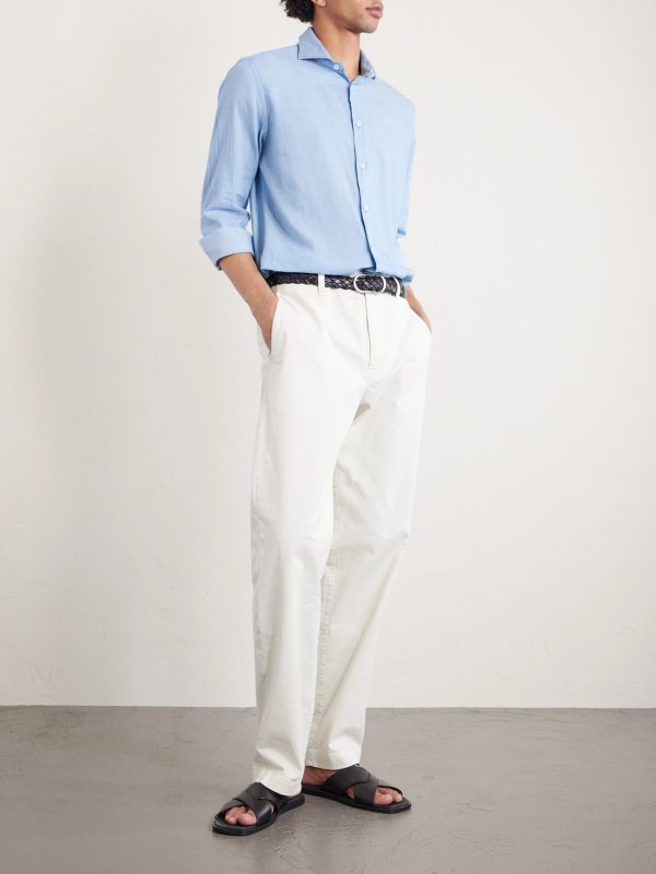 Sean Cotton-Chambray Shirt - OU Sean Cotton-Chambray Shirt - OU