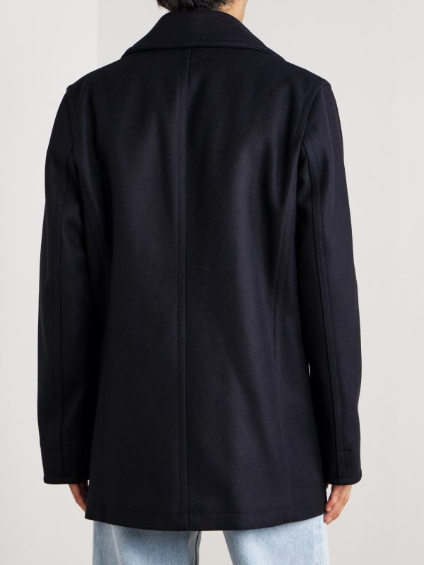 The Manchester Wool Peacoat - BK