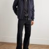 The Flight Jacket 3.0 Shearling-Trimmed Wool Bomber Jacket - OU