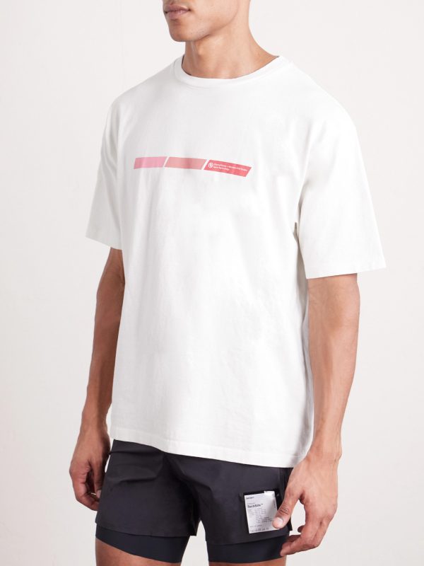 + Massimo Osti Studio Logo-Print Cotton-Jersey T-Shirt - FR + Massimo Osti Studio Logo-Print Cotton-Jersey T-Shirt - FR