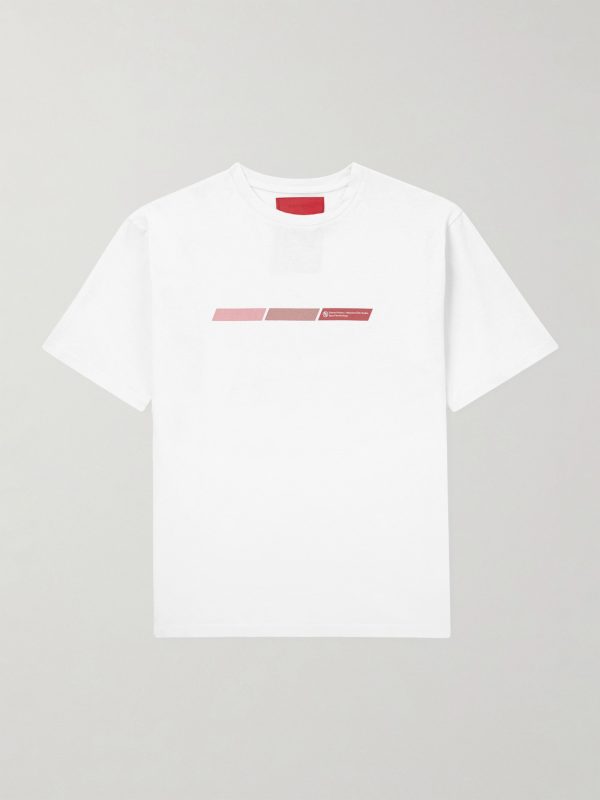 + Massimo Osti Studio Logo-Print Cotton-Jersey T-Shirt + Massimo Osti Studio Logo-Print Cotton-Jersey T-Shirt