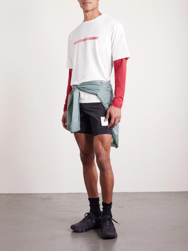 + Massimo Osti Studio Logo-Print Cotton-Jersey T-Shirt - OU + Massimo Osti Studio Logo-Print Cotton-Jersey T-Shirt - OU
