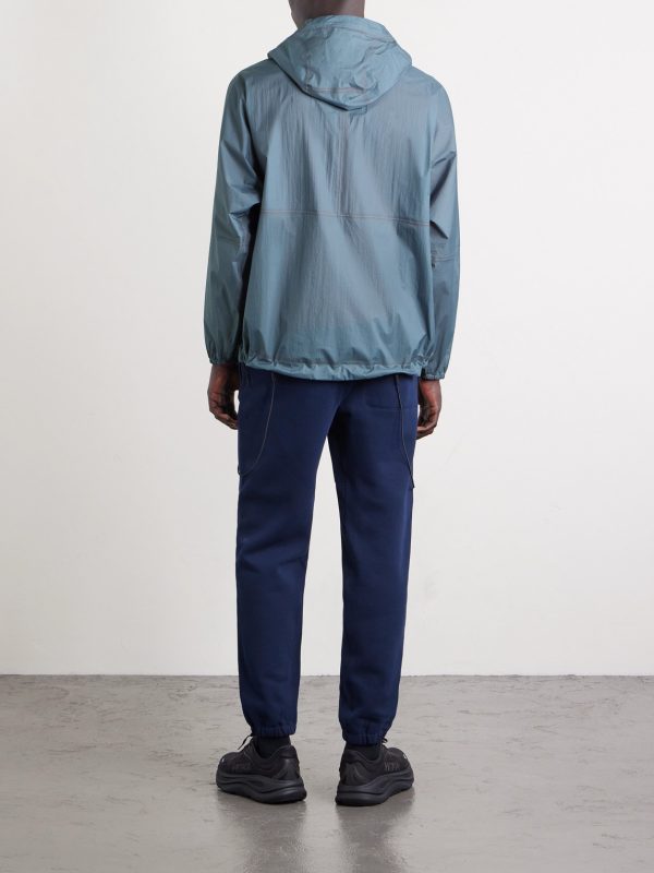 + Massimo Osti Studio Ripstop Hooded Running Jacket - BK + Massimo Osti Studio Ripstop Hooded Running Jacket - BK
