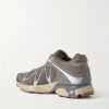 XT-WHISPER Rubber-Trimmed Mesh Sneakers - BK