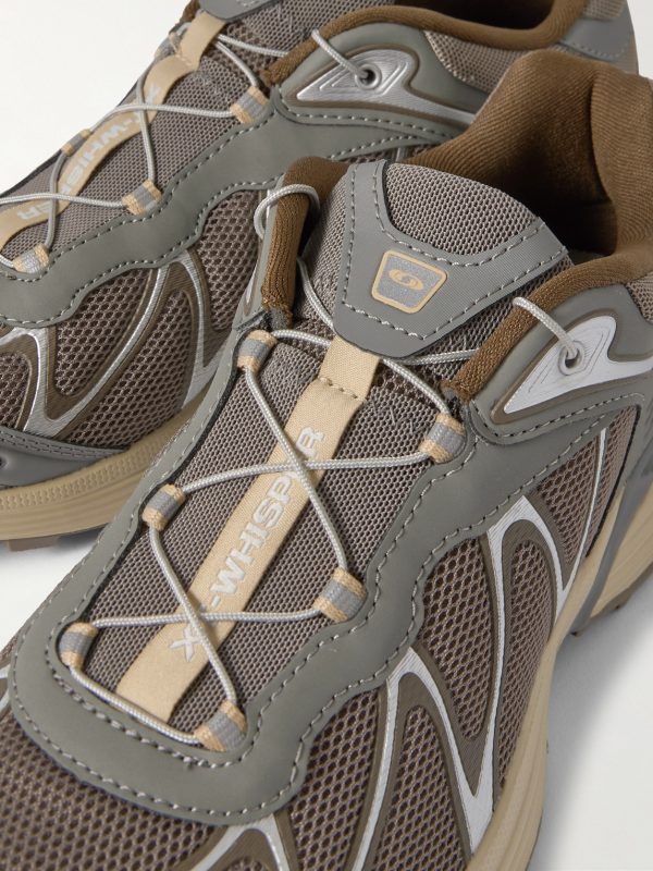XT-WHISPER Rubber-Trimmed Mesh Sneakers - CU