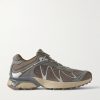 XT-WHISPER Rubber-Trimmed Mesh Sneakers