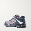 XT-WHISPER Rubber-Trimmed Mesh Sneakers - BK
