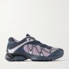 XT-WHISPER Rubber-Trimmed Mesh Sneakers