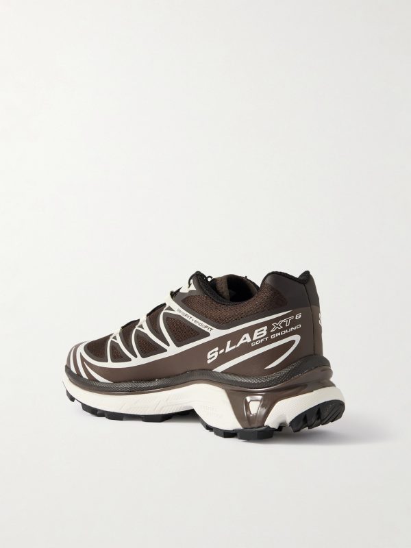 XT-6 Rubber-Trimmed Mesh Sneakers - BK XT-6 Rubber-Trimmed Mesh Sneakers - BK