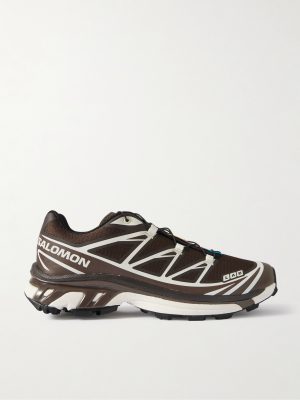 XT-6 Rubber-Trimmed Mesh Sneakers