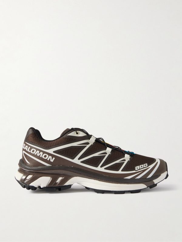 XT-6 Rubber-Trimmed Mesh Sneakers XT-6 Rubber-Trimmed Mesh Sneakers