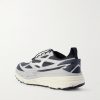 U Stinson One7 Rubber-Trimmed Mesh Running Sneakers - BK U Stinson One7 Rubber-Trimmed Mesh Running Sneakers - BK