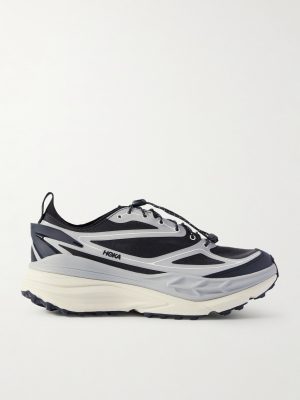 U Stinson One7 Rubber-Trimmed Mesh Running Sneakers