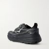 U Stinson One7 Rubber-Trimmed Mesh Running Sneakers - BK U Stinson One7 Rubber-Trimmed Mesh Running Sneakers - BK