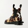 + Sacai Cow-Print Calf Hair Chelsea Boots - BK + Sacai Cow-Print Calf Hair Chelsea Boots - BK