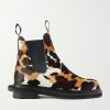 + Sacai Cow-Print Calf Hair Chelsea Boots + Sacai Cow-Print Calf Hair Chelsea Boots