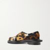 + Sacai Cow-Print Calf Hair Derby Shoes - BK + Sacai Cow-Print Calf Hair Derby Shoes - BK