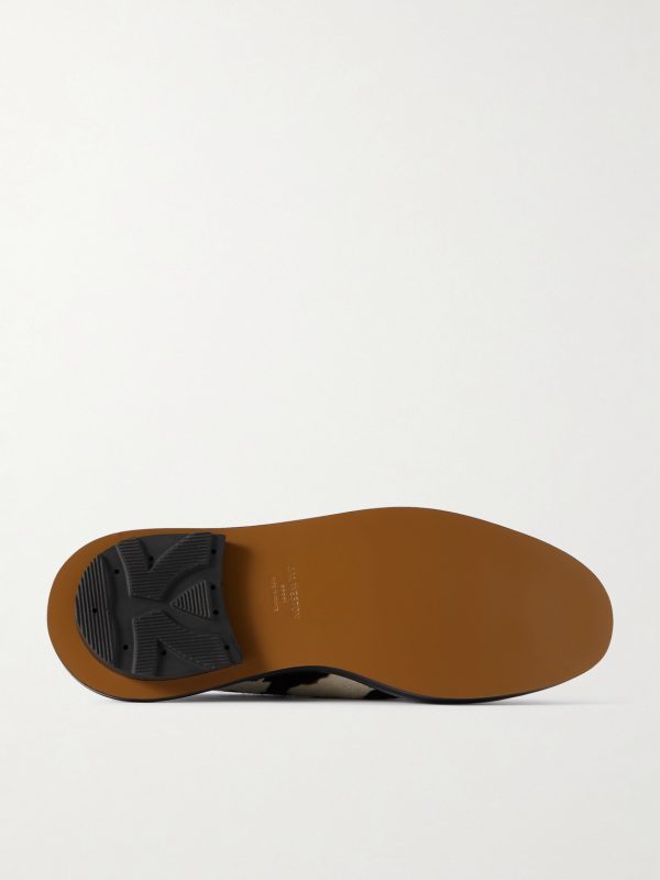 + Sacai Cow-Print Calf Hair Loafers - E1 + Sacai Cow-Print Calf Hair Loafers - E1
