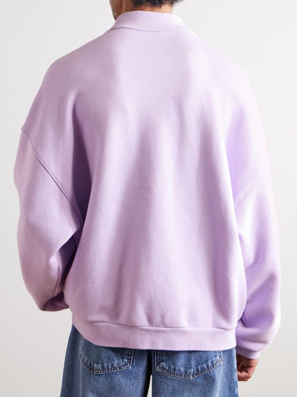 Pace Half-Zip Cotton-Jersey Sweatshirt - BK Pace Half-Zip Cotton-Jersey Sweatshirt - BK