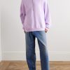 Pace Half-Zip Cotton-Jersey Sweatshirt - OU Pace Half-Zip Cotton-Jersey Sweatshirt - OU