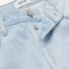 Anson Straight-Leg Frayed Denim Shorts - E1 Anson Straight-Leg Frayed Denim Shorts - E1
