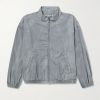 Marshall Crinkled Cotton-Blend Shell Bomber Jacket