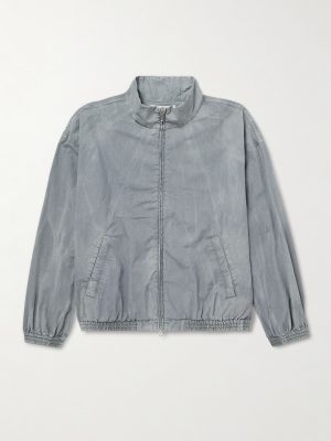 Marshall Crinkled Cotton-Blend Shell Bomber Jacket Marshall Crinkled Cotton-Blend Shell Bomber Jacket