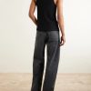 Viggo Ribbed Stretch Organic Cotton and TENCEL™ Lyocell-Blend Tank Top - BK