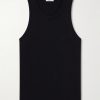 Viggo Ribbed Stretch Organic Cotton and TENCEL™ Lyocell-Blend Tank Top