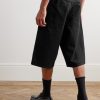 Fusion Straight-Leg Denim Shorts - BK