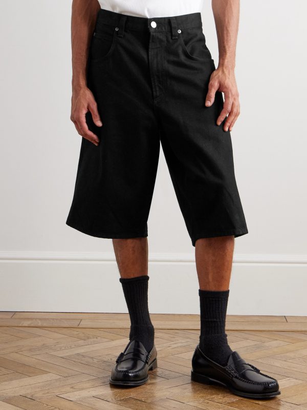 Fusion Straight-Leg Denim Shorts - FR