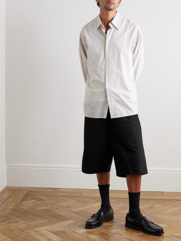 Fusion Straight-Leg Denim Shorts - OU