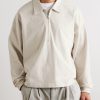 Darius Cotton-Jersey Half-Zip Polo Shirt - FR