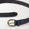 3cm Woven Leather Belt - E1