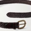 3cm Woven Leather Belt - E1 3cm Woven Leather Belt - E1