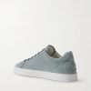 Paneled Rubber-Trimmed Suede Sneakers - BK Paneled Rubber-Trimmed Suede Sneakers - BK